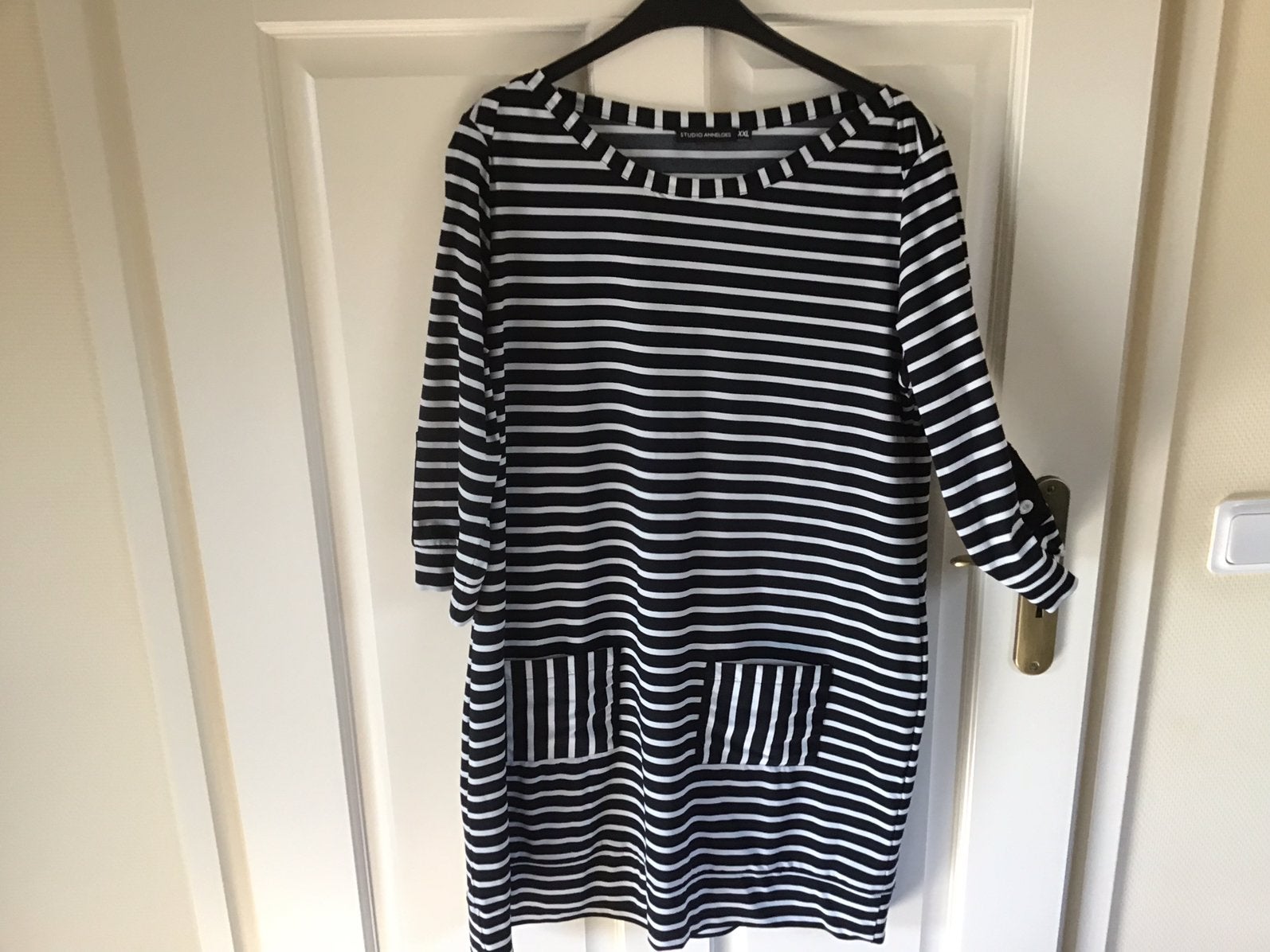 Studio Anneloes gestreepte tuniek kleur blauw/witmaat XXL, Ophalen of Verzenden, Zo goed als nieuw, Maat 46/48 (XL) of groter