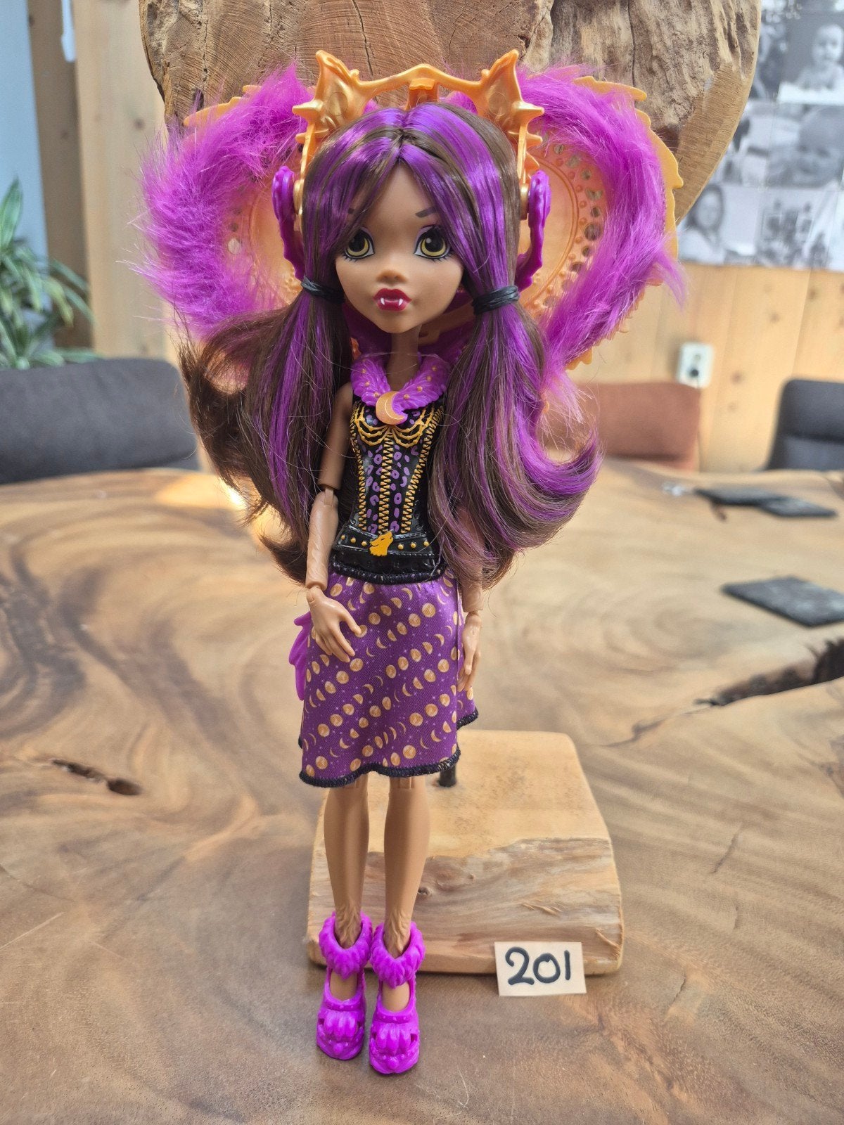 Monster High Clawdeen Wolf pop met accessoires, Ophalen of Verzenden, Zo goed als nieuw, Overige typen