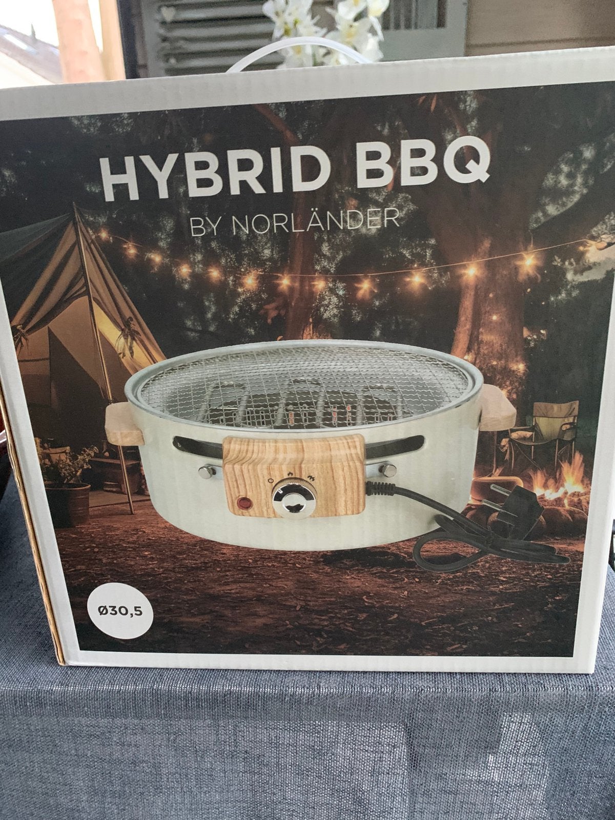 Hybrid BBQ, Tuin en Terras, Ophalen, Zo goed als nieuw