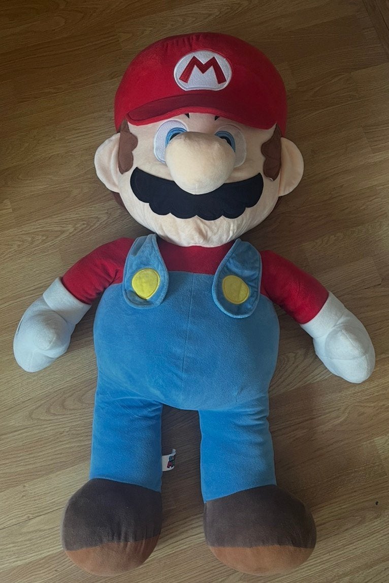 Mario knuffel groot, Ophalen, Gebruikt, Overige merken, Overige typen