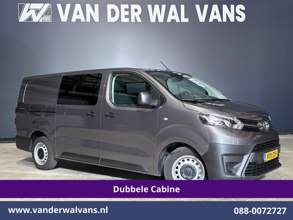 Toyota ProAce Worker 2.0 D-4D 145pk L3H1 Dubbele Cabine Euro, Auto's, 145 pk, Stof, Gebruikt, 4 cilinders