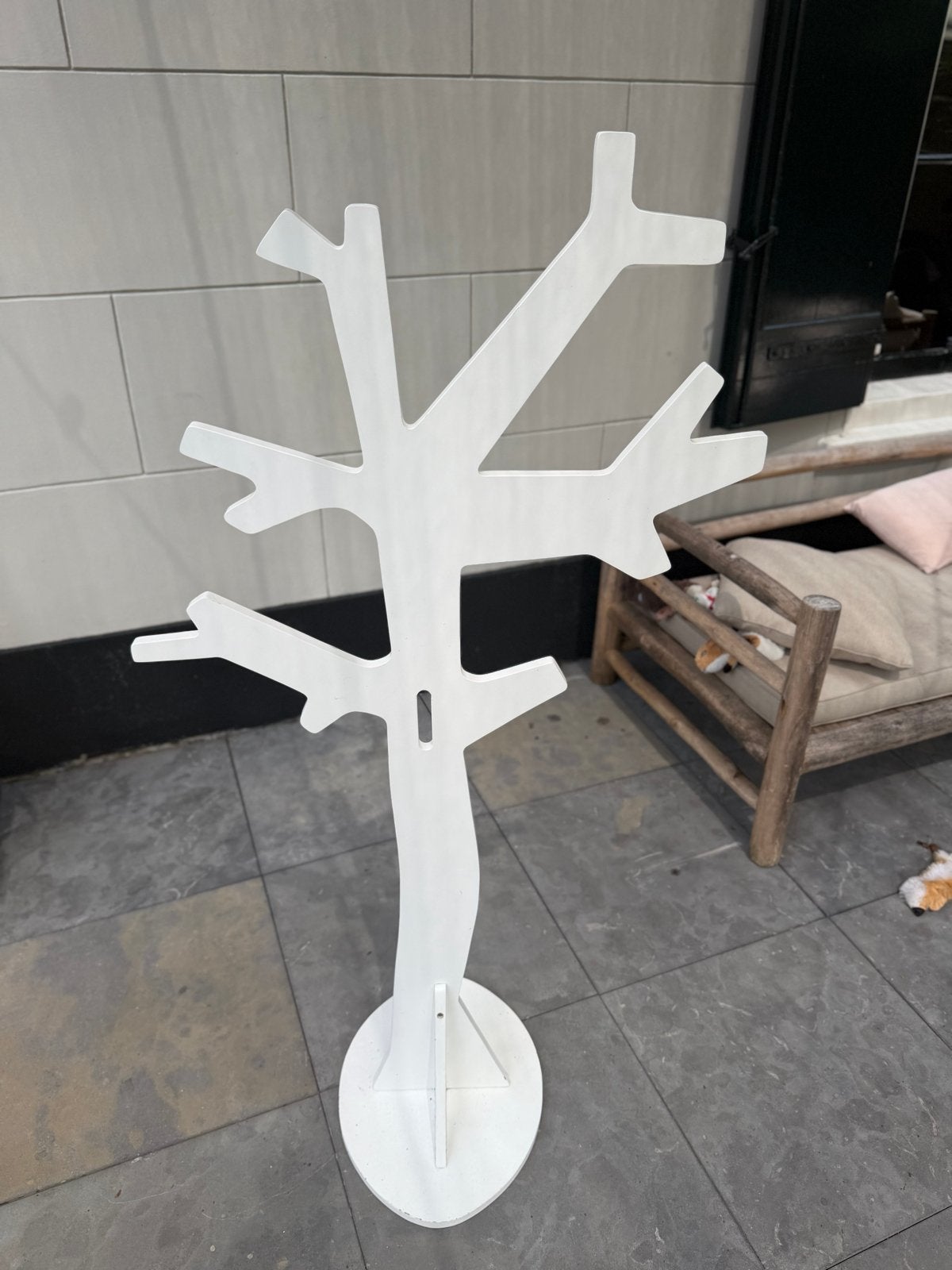Witte kapstok boom - Leuk voor op kinderkamer, Ophalen, Gebruikt, Staande kapstok, 150 tot 200 cm