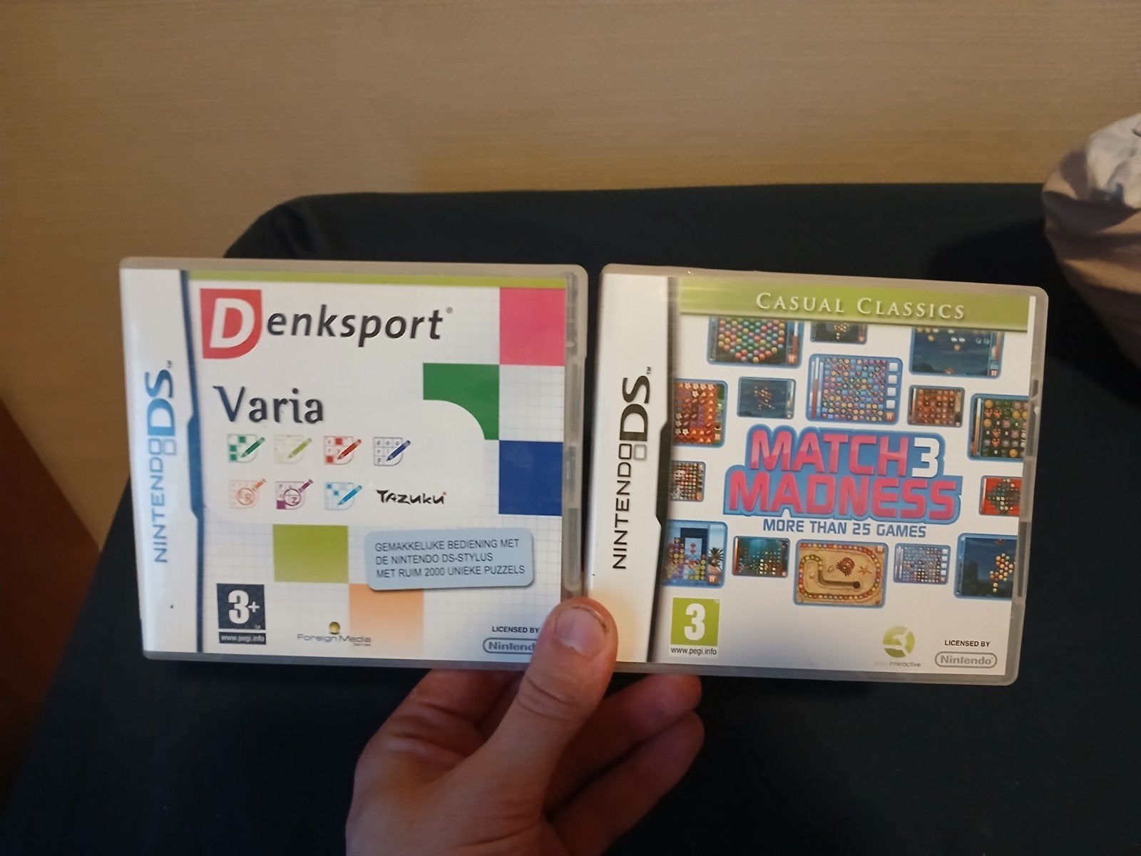 Denksport Varia & Match 3 Madness, Ophalen, Puzzel en Educatief, Zo goed als nieuw, Vanaf 3 jaar