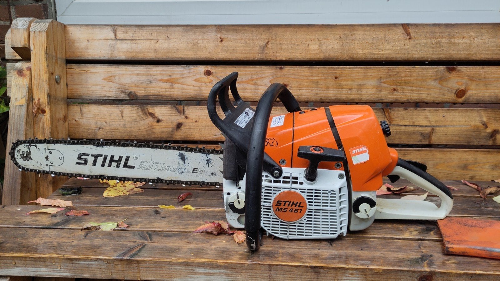 STIHL ms 461 GOED WERKEND dealer onderhouden, Ophalen, Gebruikt