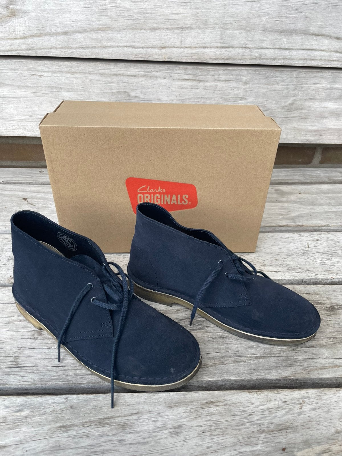 Veterschoenen, donkerblauw, suede, maat 39, Overige typen, Gedragen, Verzenden, Blauw