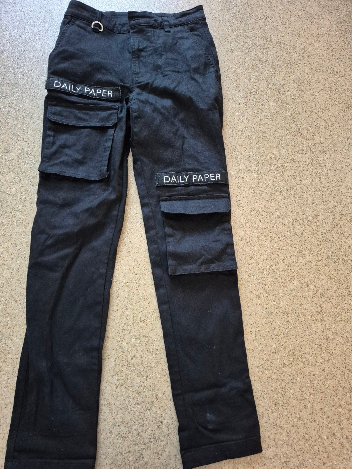 Daily Paper Cargo Broek Zwart XS, Zwart, Ophalen of Verzenden, Maat 34 (XS) of kleiner, Lang