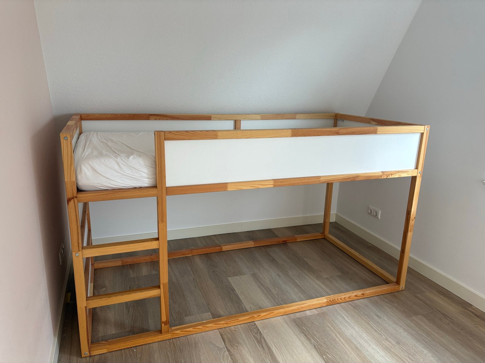 Ikea Kura halfhoogslaper bed, Ophalen, 90 cm, Eenpersoons, Minder dan 160 cm