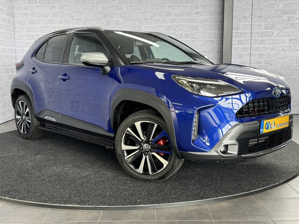 Toyota Yaris Cross 1.5 Hybrid AWD HUD JBL Keyless Leder Trek, Automaat, Gebruikt, Blauw, 116 pk