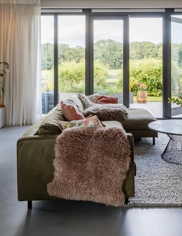 Mooie bank te koop!, Huis en Inrichting, Ophalen, 100 tot 125 cm, Zo goed als nieuw, Overige vormen