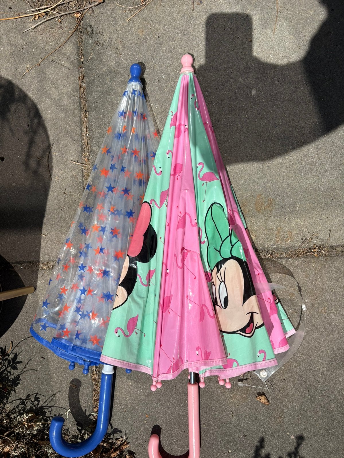 Gratis kinderparaplu, Ophalen, Gebruikt