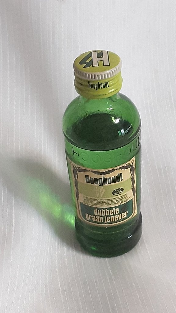 HOOGHOUDT dubbele grand jenever, miniatuur (30), Ophalen of Verzenden, Nieuw, Gebruiksvoorwerp