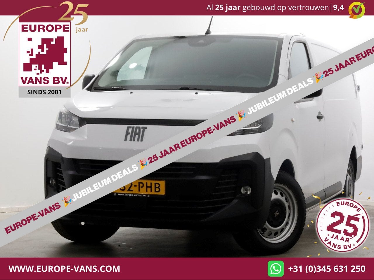Fiat Scudo 2.0 Diesel 180pk Automaat L3 Airco/Navi/Camera 12, Gebruikt, Euro 6, 4 cilinders, 2500 kg