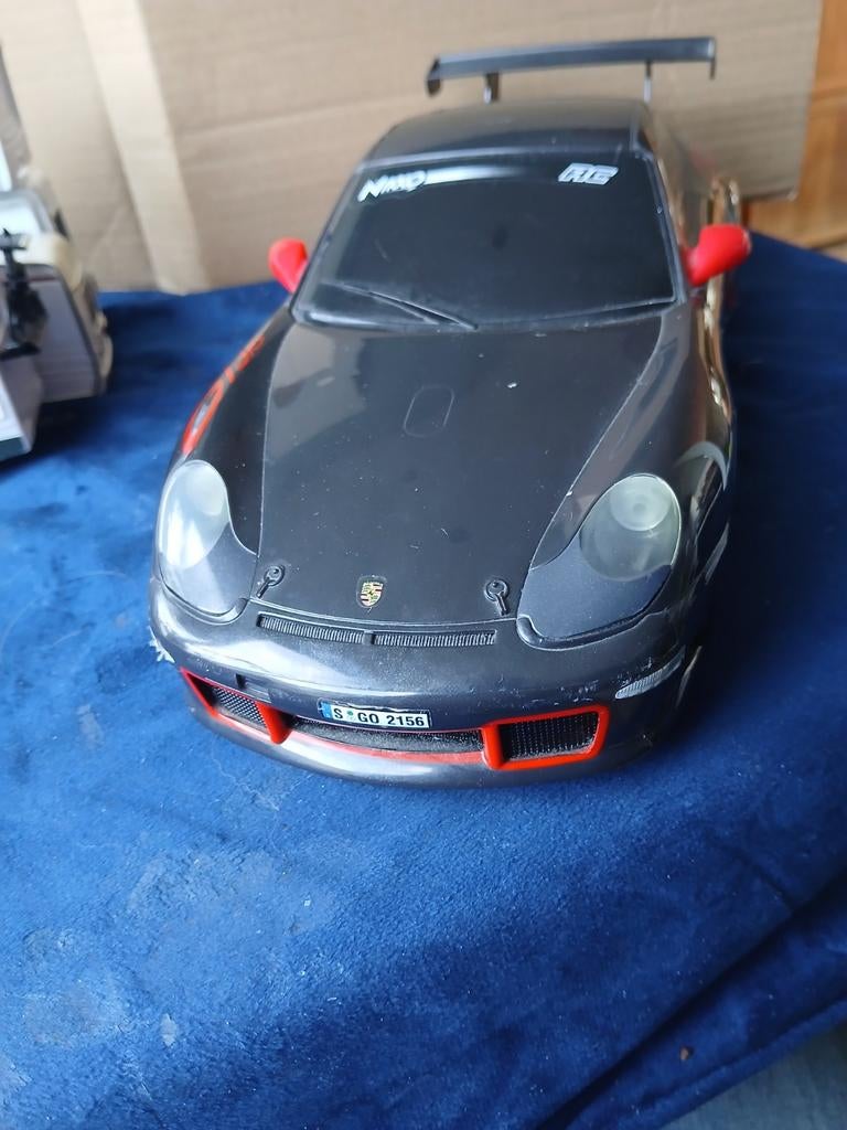 Porsche GT3RS. Nikko RC 1:16, zonder AB., Hobby en Vrije tijd, Ophalen of Verzenden, Gebruikt, Overige schalen
