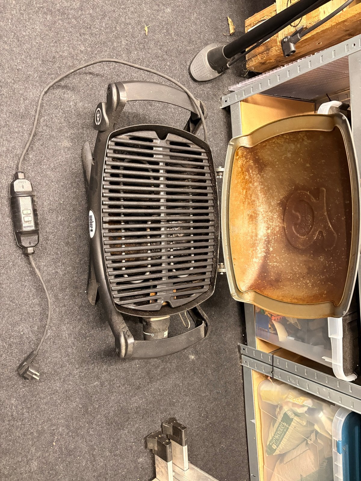 Gebruikte Weber elektrische BBQ/grill, Ophalen, Gebruikt