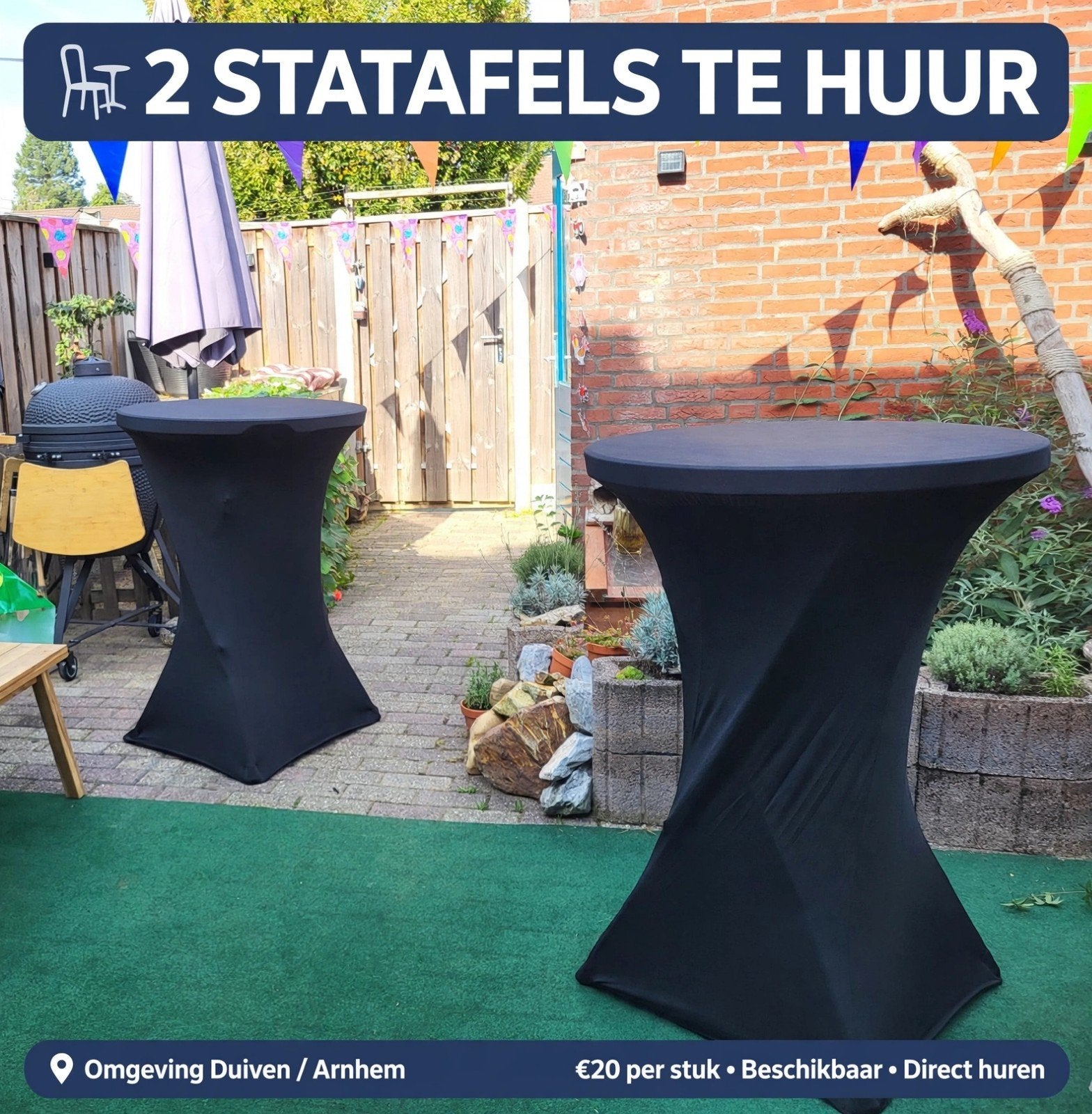 Statafels te huur, Ophalen