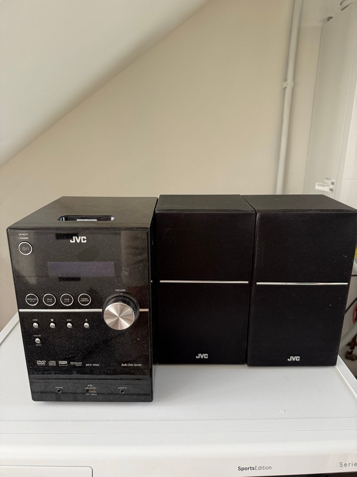 JVC Microset met DVD/CD-speler en speakers, Ophalen, Gebruikt, JVC, Microset