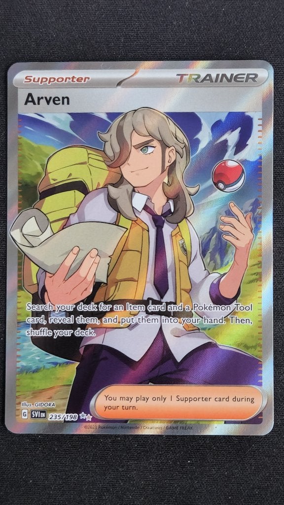 Arven (SVI 235/198) Pokémon kaart, Ophalen of Verzenden, Zo goed als nieuw, Losse kaart