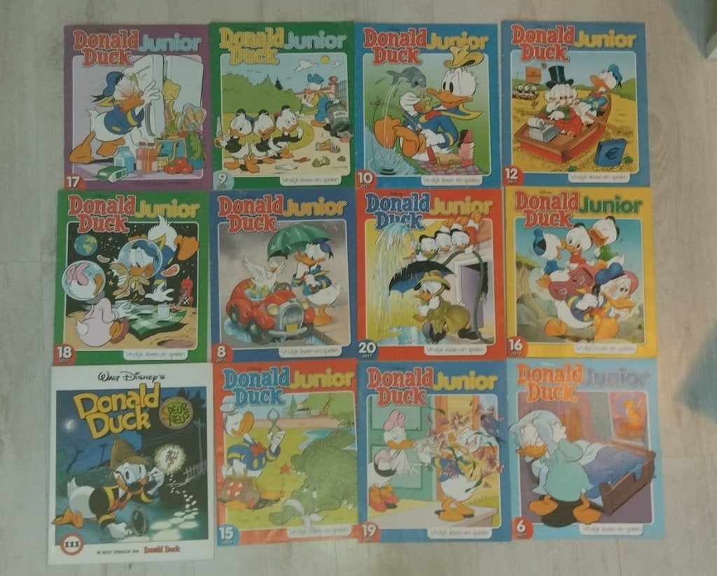 Donald Duck Junior Collectie 6/19, Boeken, Complete serie of reeks, Ophalen of Verzenden, Zo goed als nieuw, Donaldduck
