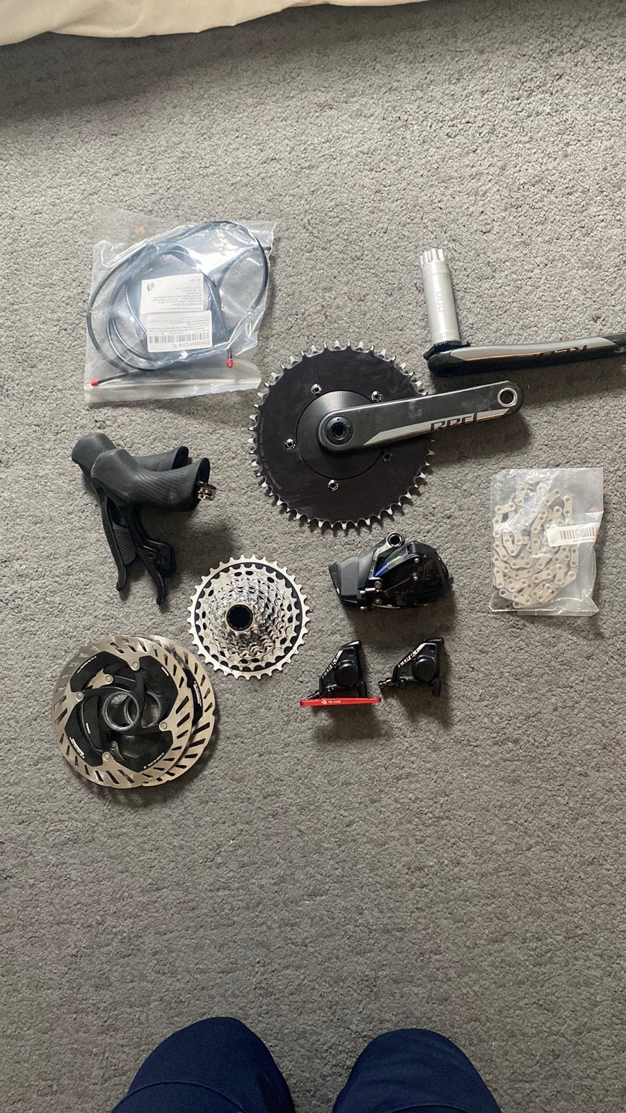 Sram force axs etap d2 1 x groepset, Ophalen of Verzenden, Zo goed als nieuw, Frame