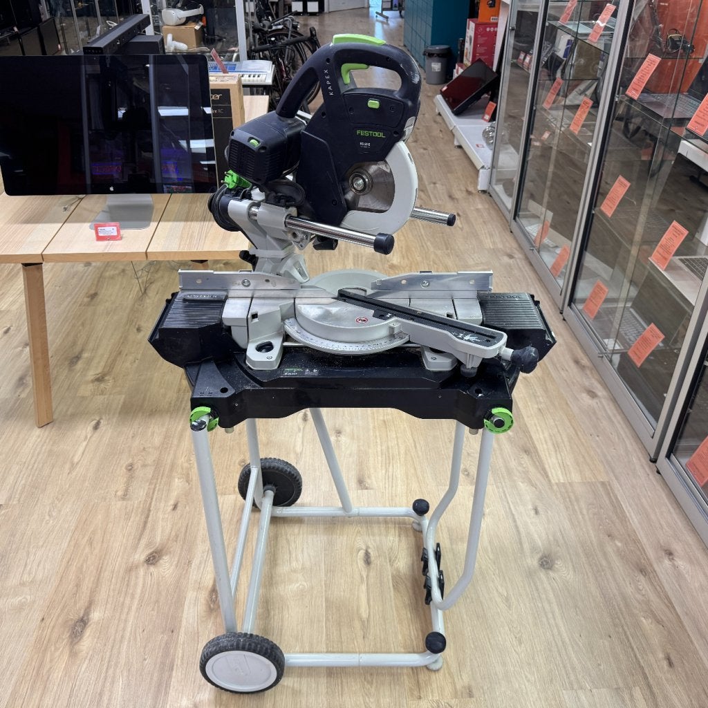 Festool KS 60 E Afkortzaag op onderstel | Nette staat!, Doe-het-zelf en Verbouw, Gereedschap | Zaagmachines, Festool, Zo goed als nieuw