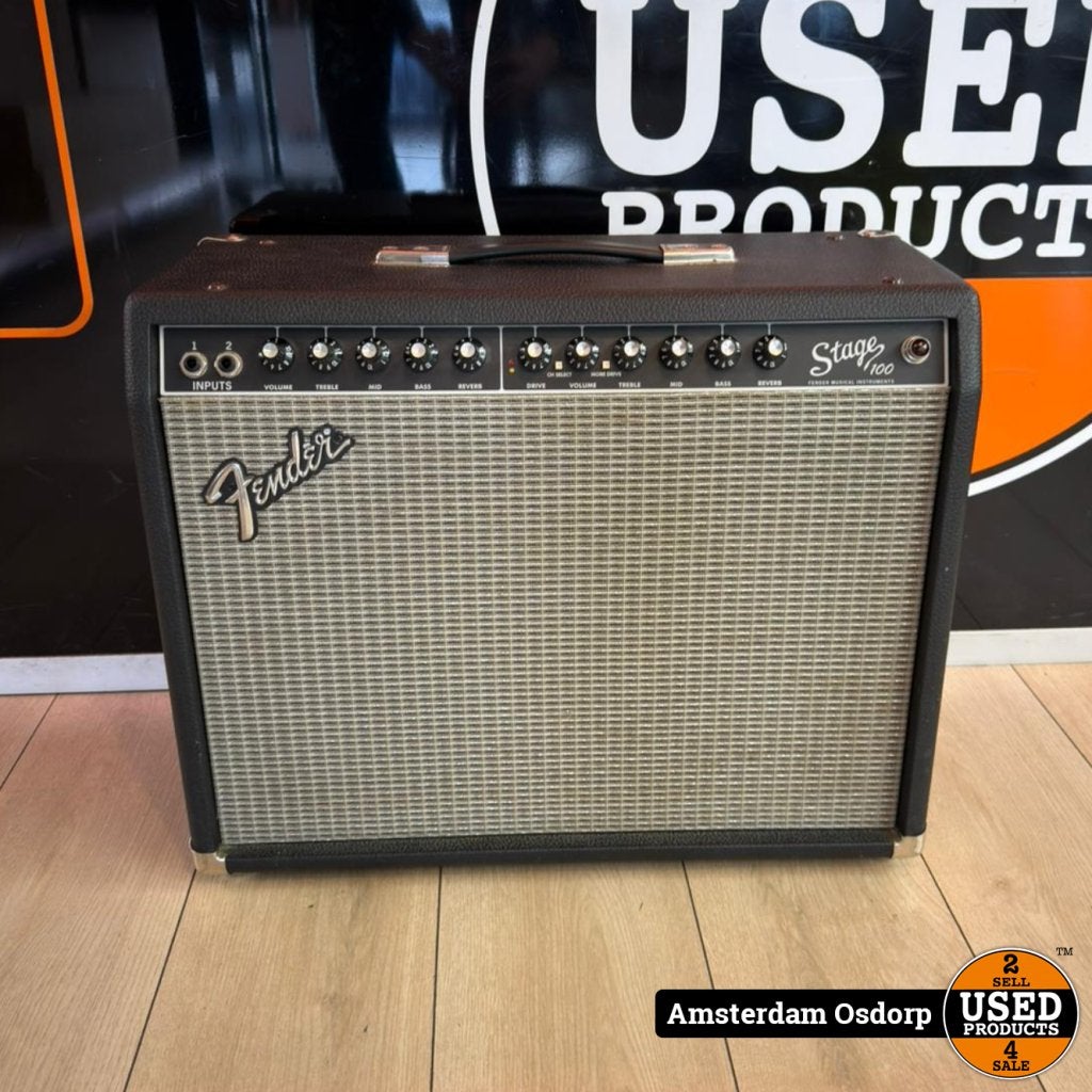 Fender Stage 100 Versterker + Channel pedaal | Nette staat, Fender, Gebruikt, Support@fender.com, 17600 Catalina Street
Los Angeles, CA 90746
USA