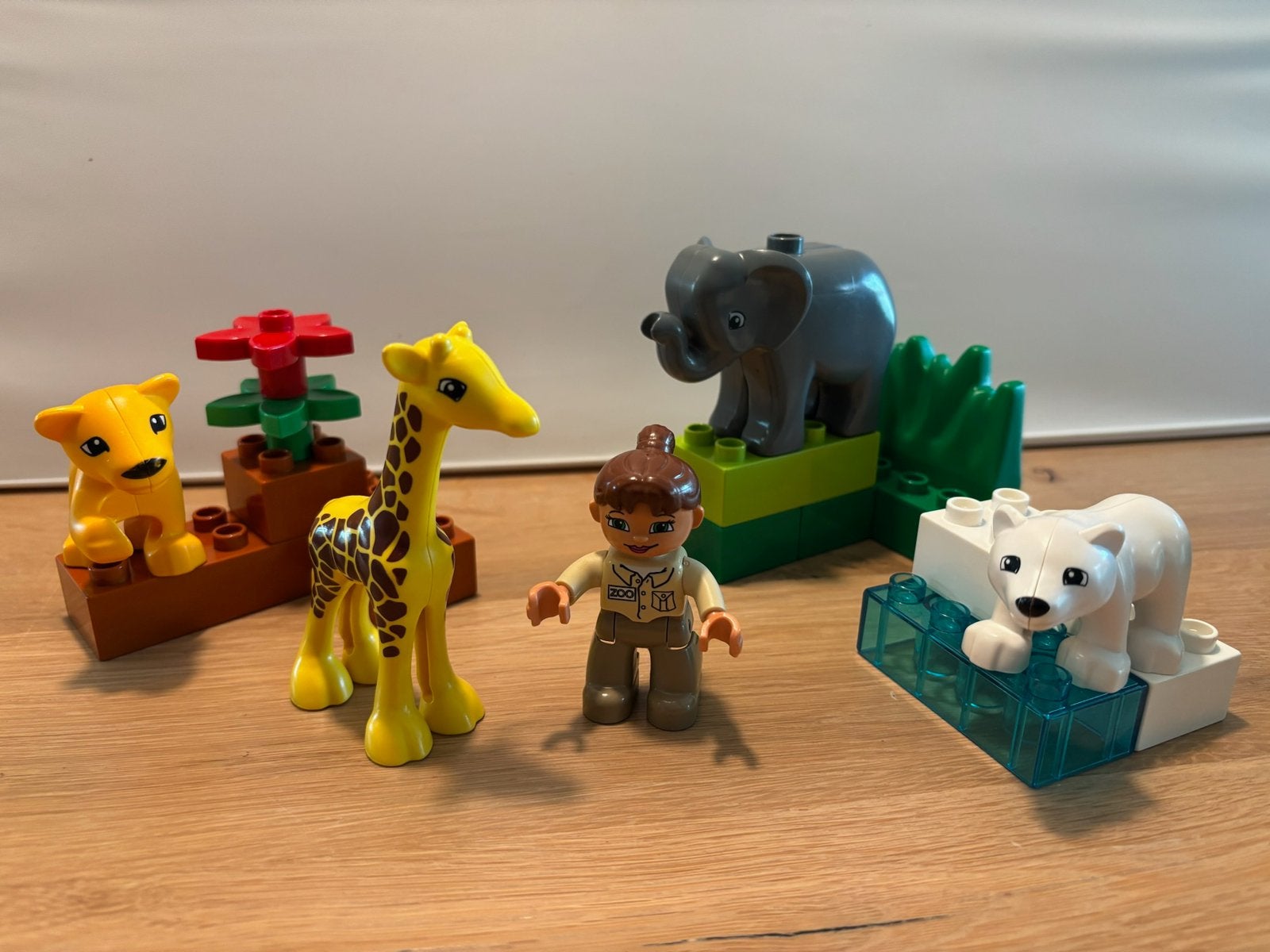 Duplo 4962 baby dierentuin + extra’s, Ophalen of Verzenden, Zo goed als nieuw, Compleet, Duplo