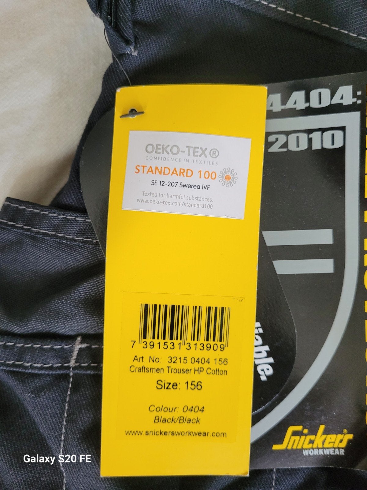 Snickers Workwear 3215 Craftsmen Trousers met Holsterzakken, Zwart, Overige maten, Ophalen of Verzenden, Nieuw