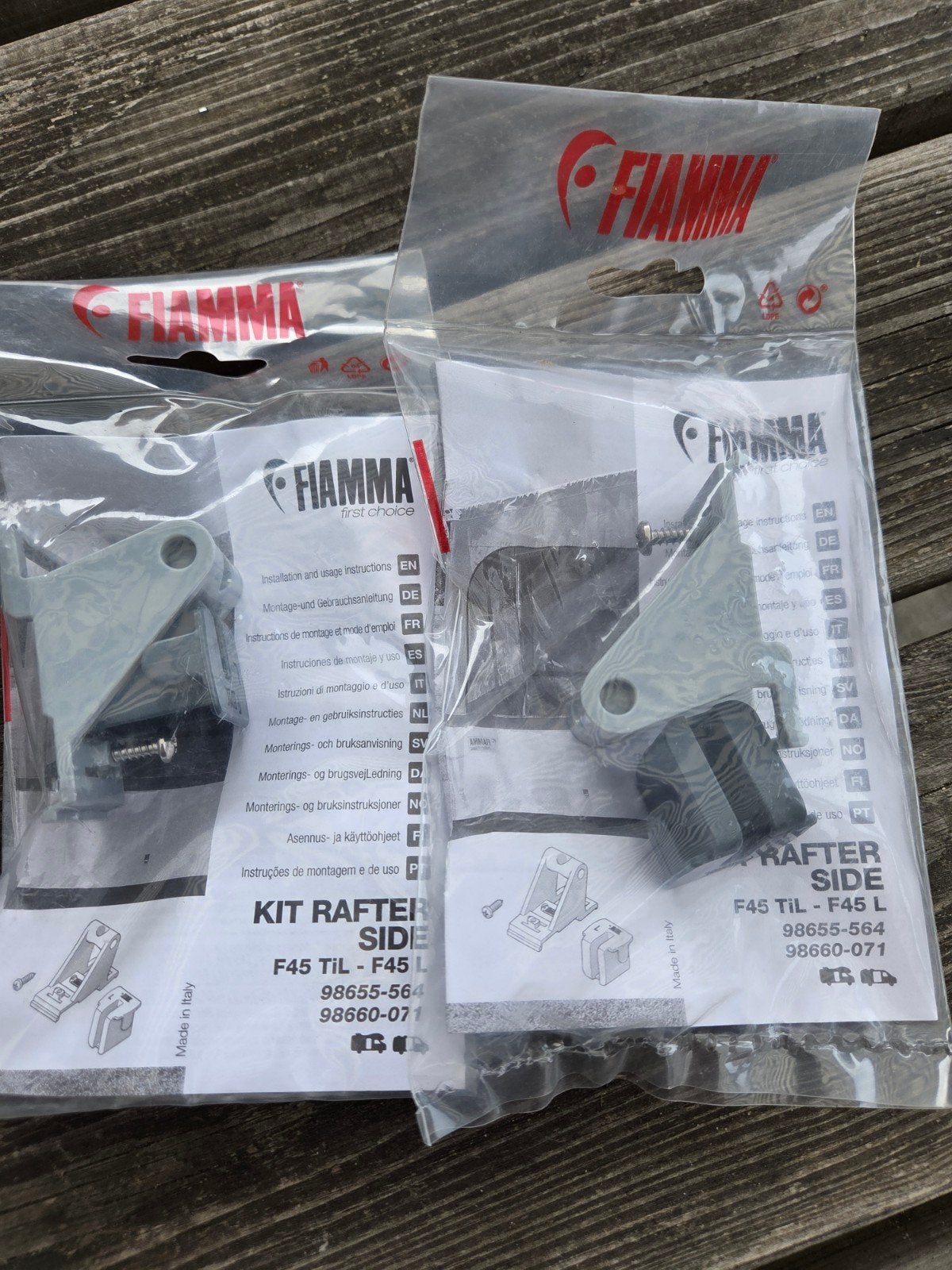 Fiamma Kit Rafter Side F45 TIL - F45 L (2 stuks), Ophalen of Verzenden, Nieuw