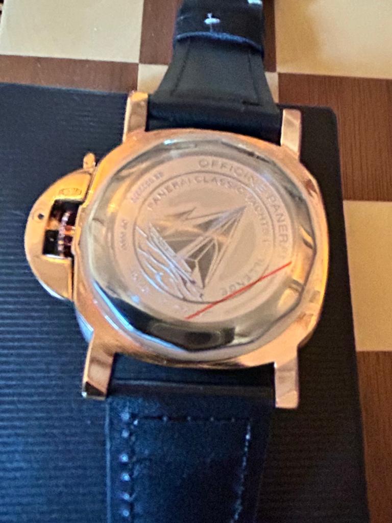 PANERAI, Sieraden, Tassen en Uiterlijk, Horloges | Heren, Leer, Staal, Polshorloge, Nieuw