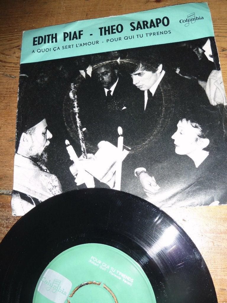 EDITH PIAF THEO SARAPO a quoi ca NEDERLANDSE 1962, Ophalen of Verzenden, Gebruikt, Pop