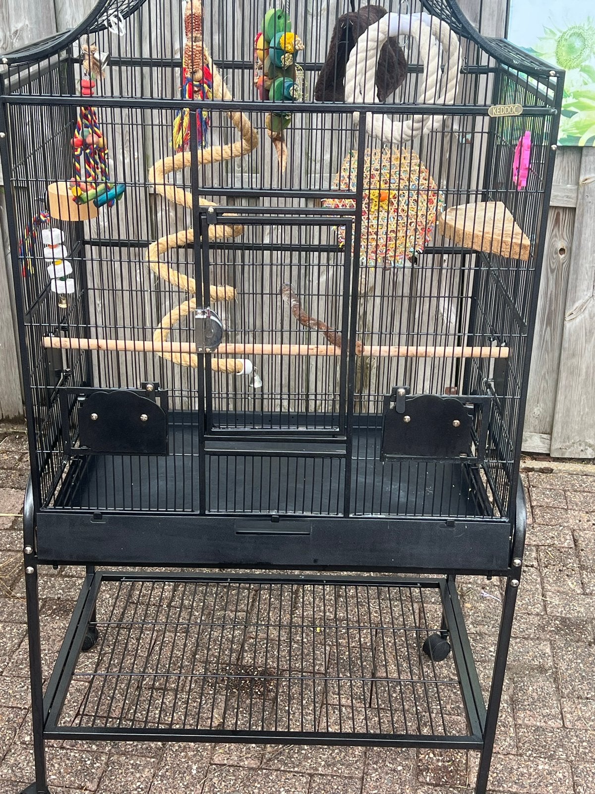 Zo goed als nieuwe vogel/papegaaien kooi, Dieren en Toebehoren, Ophalen of Verzenden