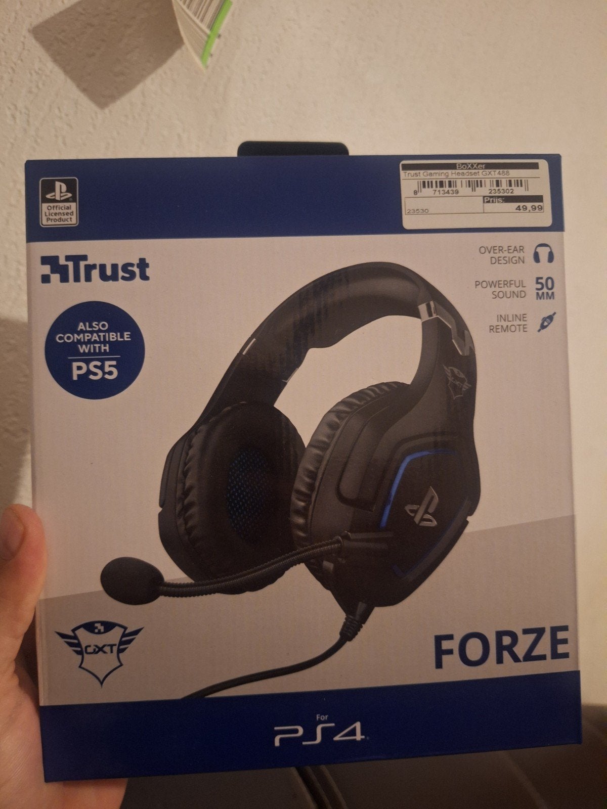 Nieuwe Trust Forze Gaming Headset voor PS4/PS5, Ophalen of Verzenden, Nieuw, Overige typen, PlayStation 4