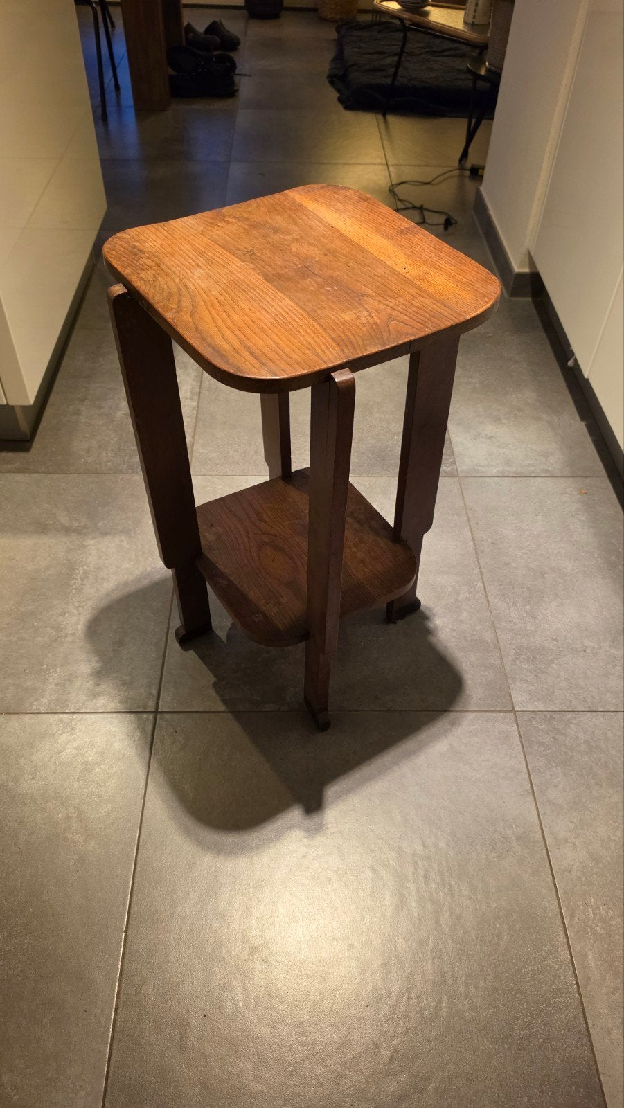 Vintage/Amsterdamse school bijzettafel, Ophalen