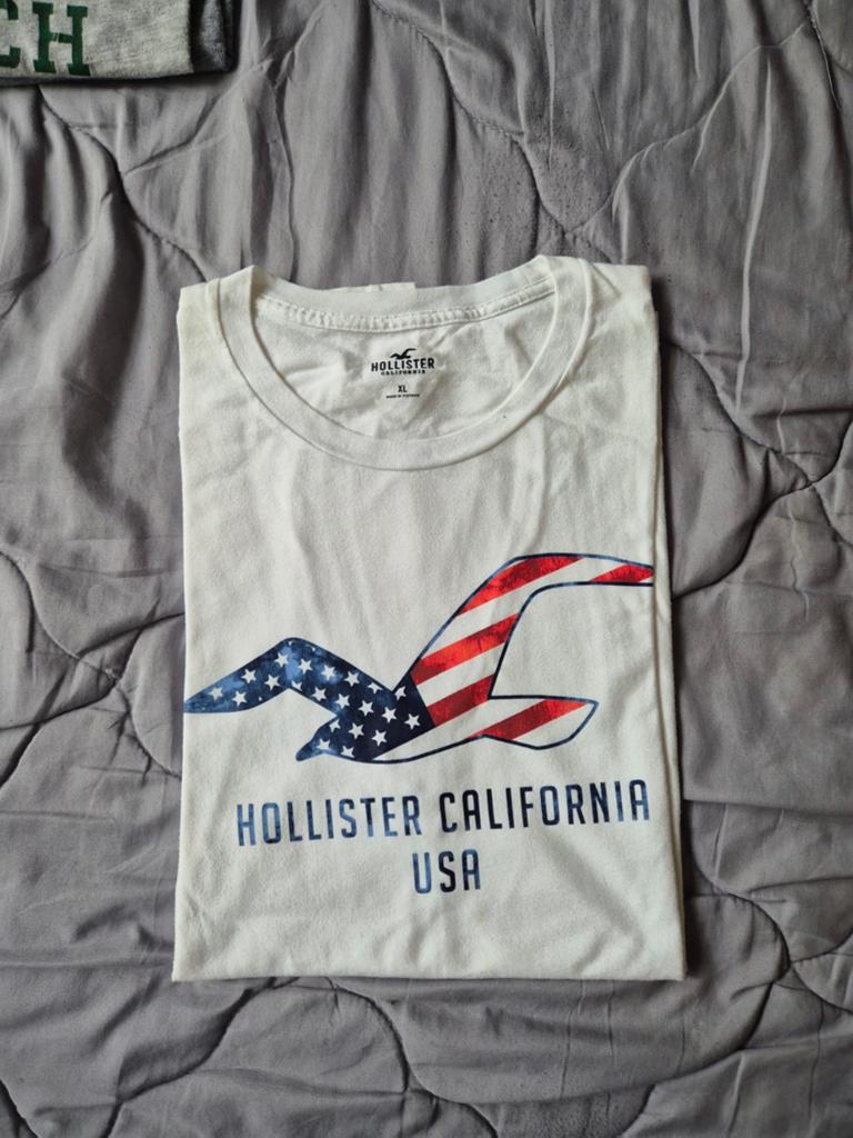 Hollister, Wit, Maat 56/58 (XL), Ophalen of Verzenden, Gedragen