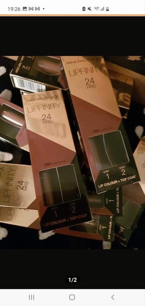 10 stuks Maxfactor lipfinity zonder topcoat verschillende  n, Verzenden, Nieuw, Overige kleuren, Handen en Nagels