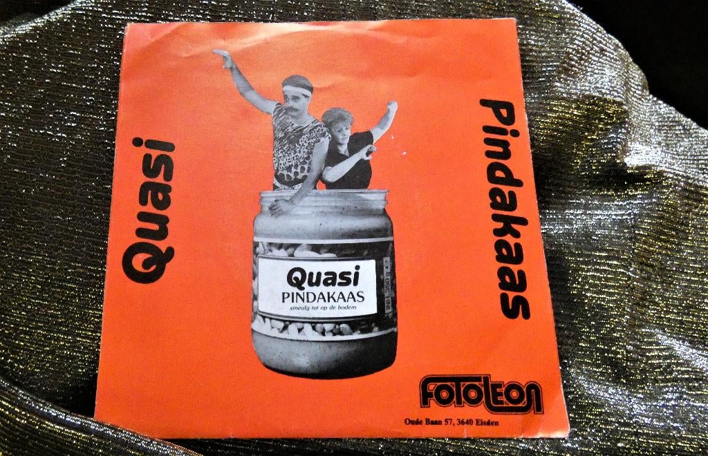 Quasi ‎– Pindakaas / Pinda-Mix33t! 1985 Single, Ophalen, Gebruikt, Overige formaten, Overige genres