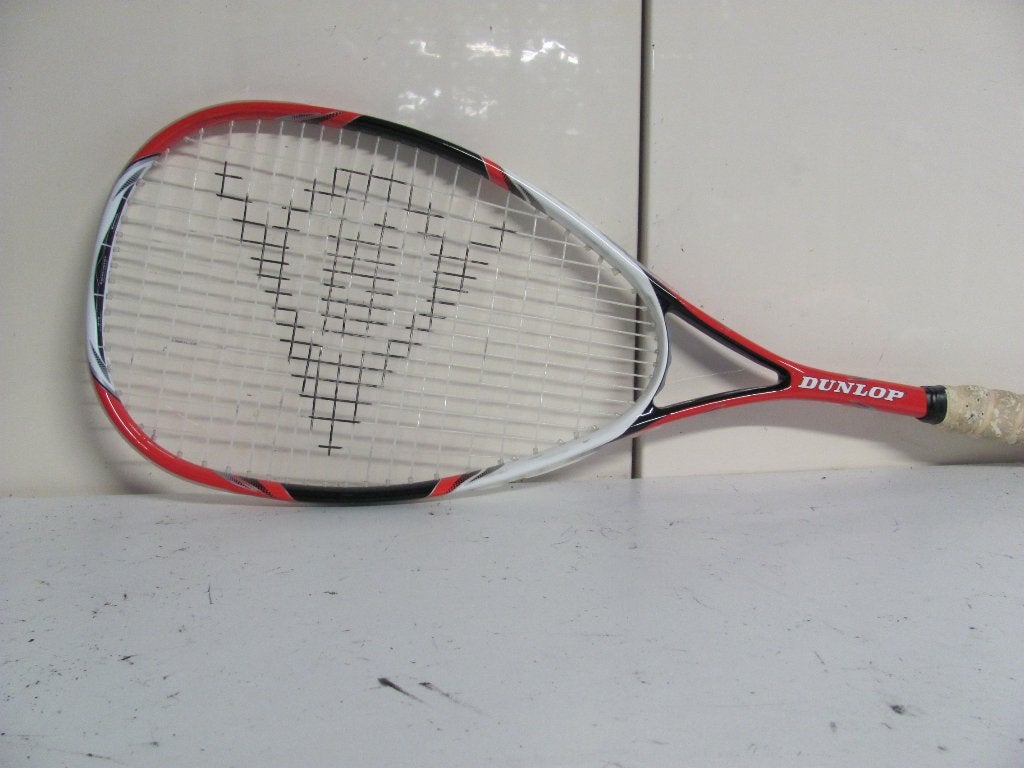 squash racket van Dunlop 199 gr, Ophalen of Verzenden, Zo goed als nieuw, Racket, Met hoes
