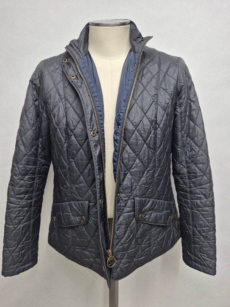 Barbour 'Flyweight Cavalry' dames zomer jas, maat 44, Barbour, Blauw, Maat 42/44 (L), Ophalen of Verzenden