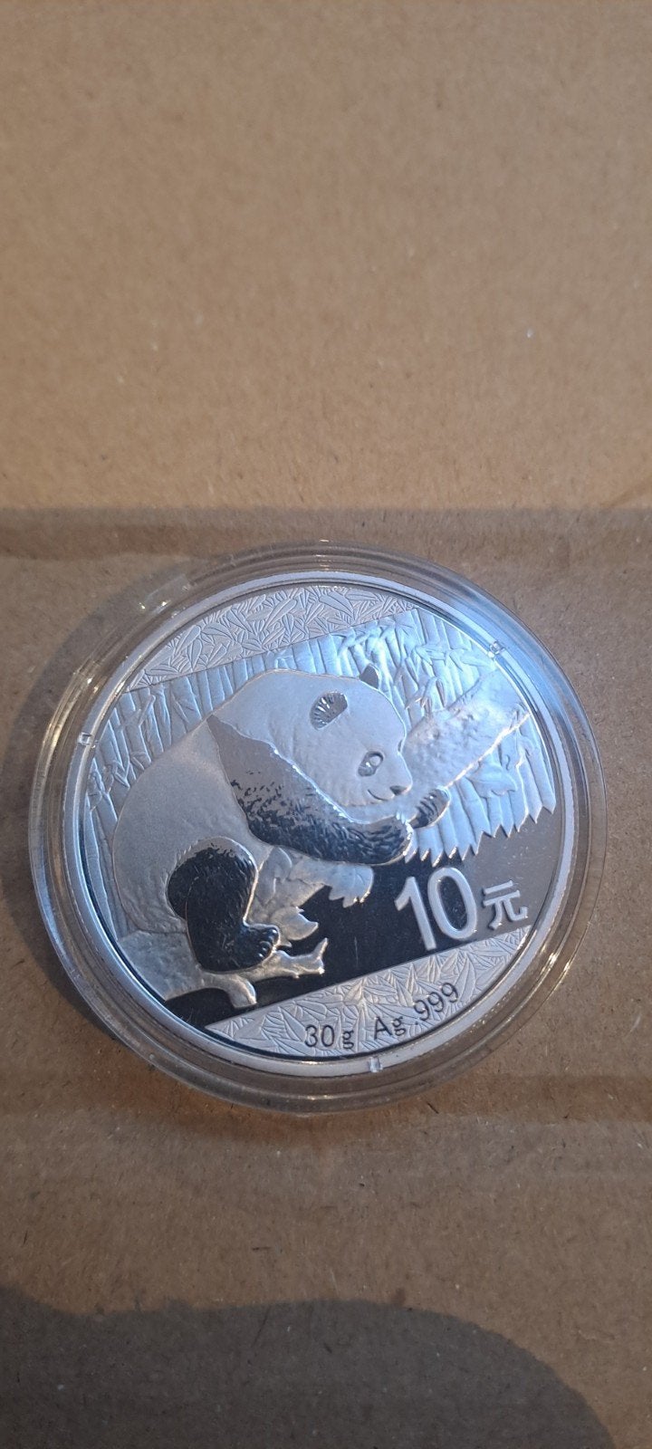 Panda 2016 Zilveren 30 gram munt, Ophalen of Verzenden, Oost-Azië, Losse munt, Zilver