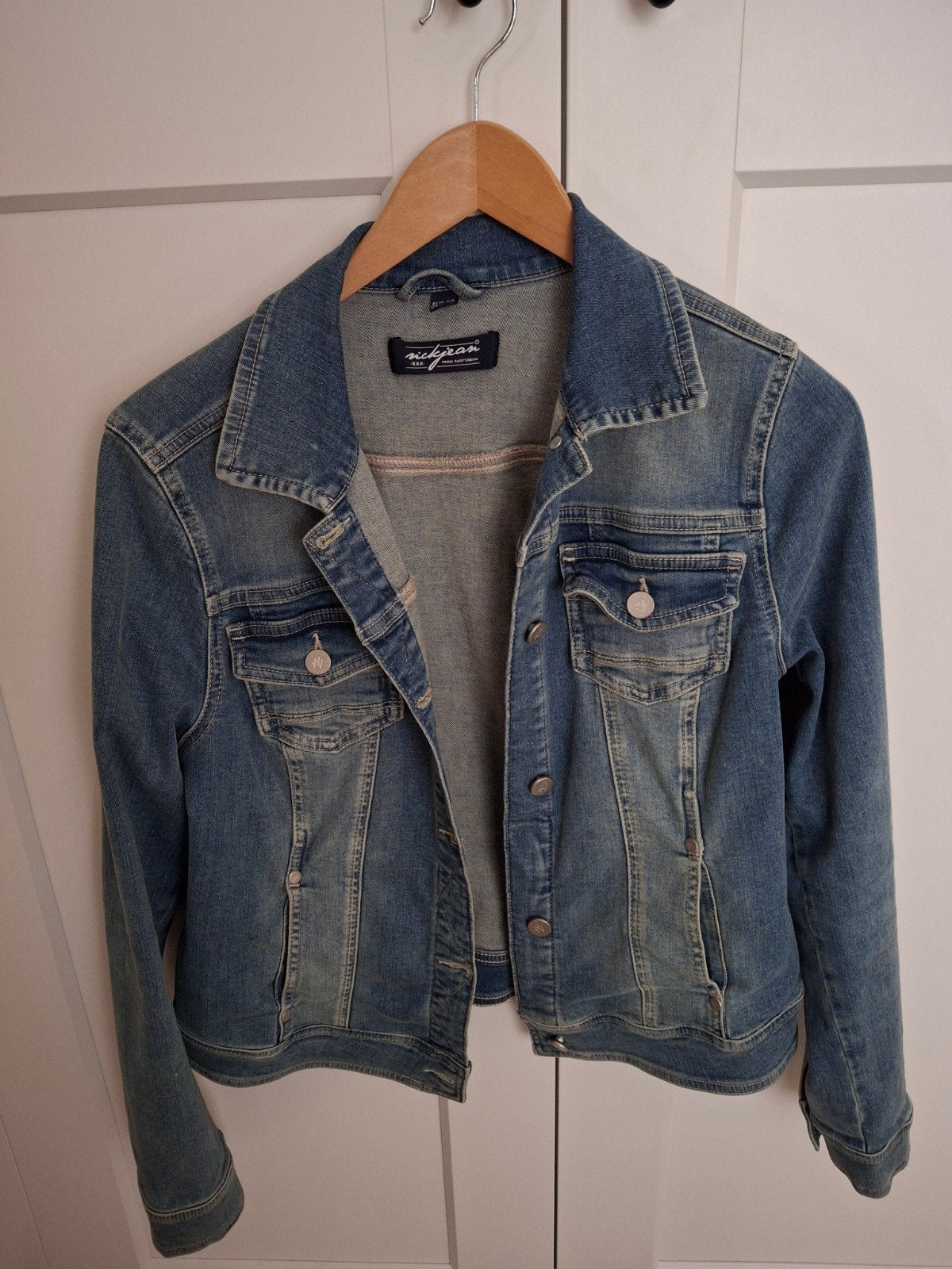 NickJean spijkerjack mt 42, Kleding | Dames, Ophalen of Verzenden