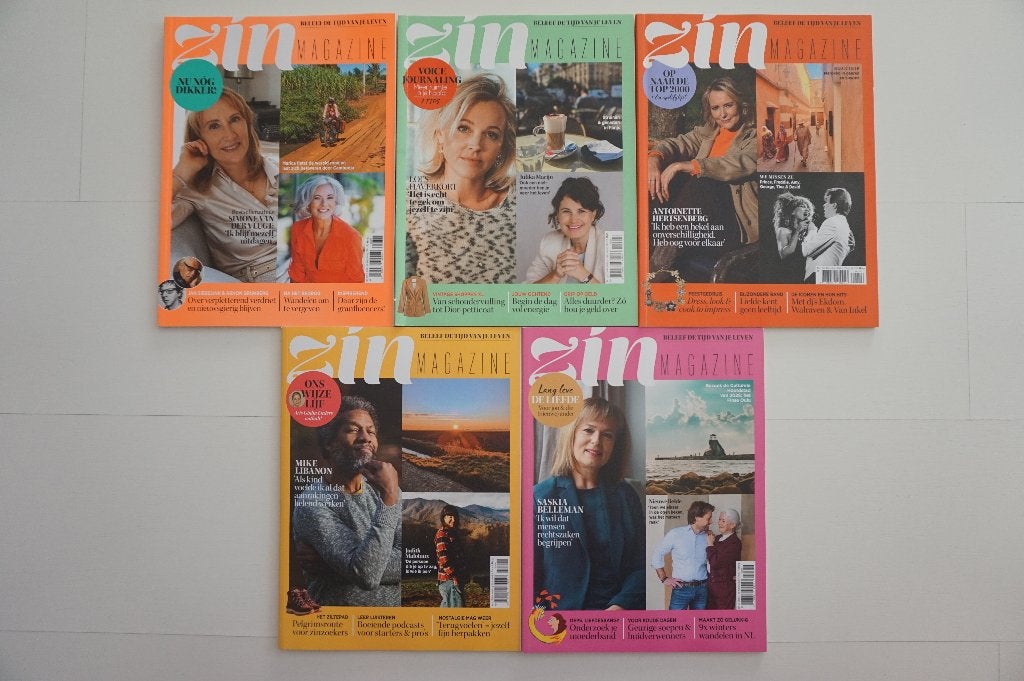 5 x Zin Magazine tijdschrift blad 2025 + 2026, Ophalen of Verzenden, Zo goed als nieuw, Damesbladen
