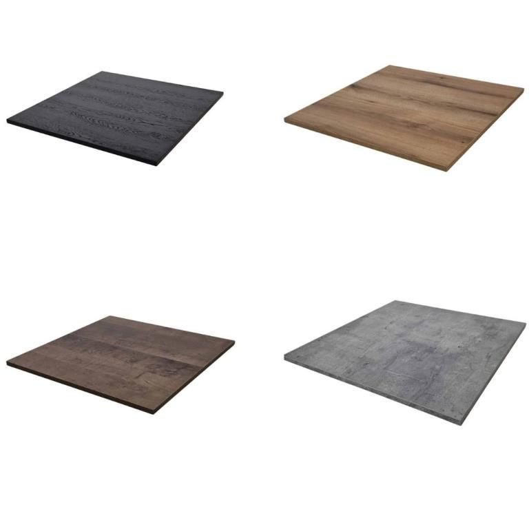 Horeca tafels houten melamine tafelbladen onderstelln  757
