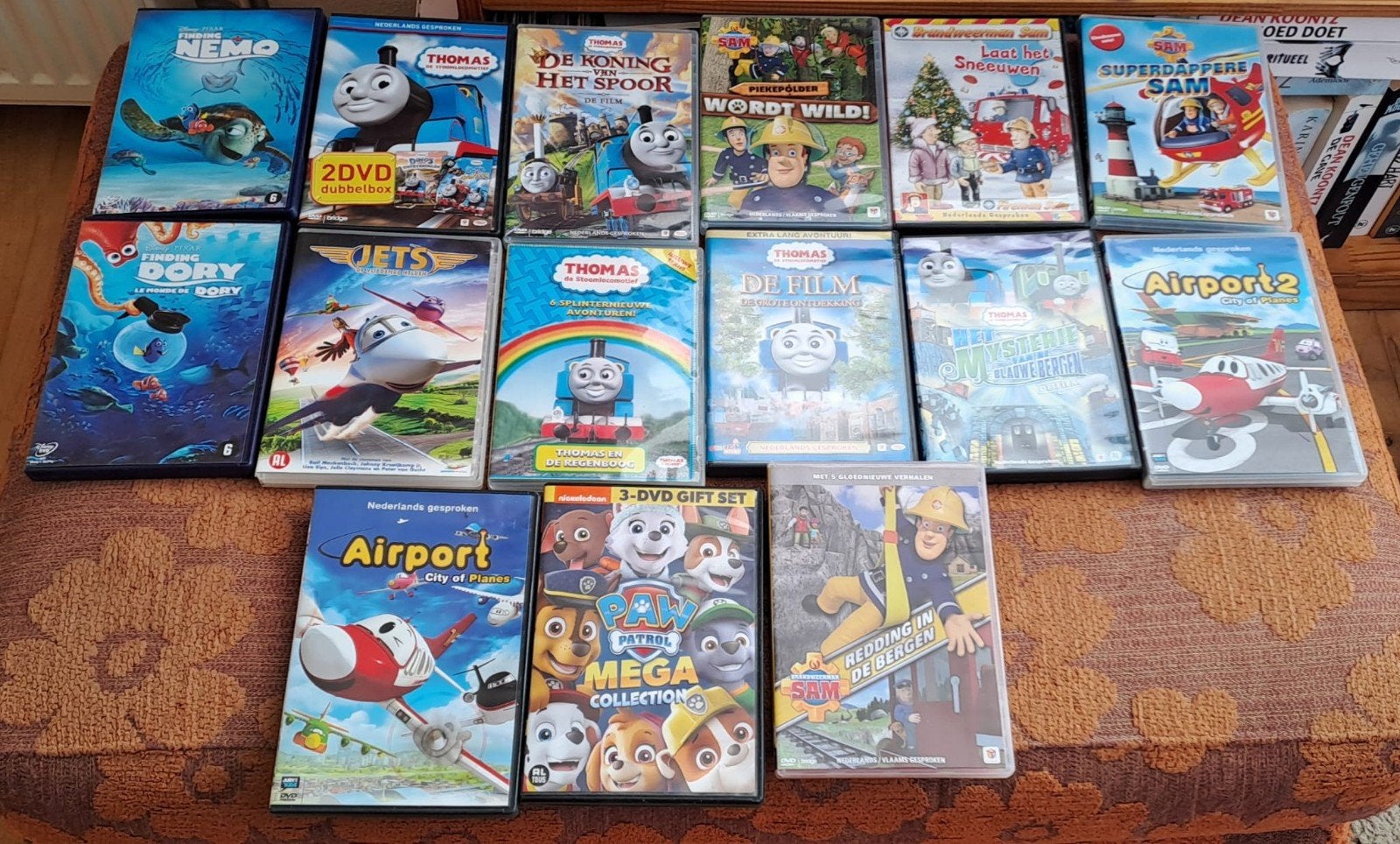 collectie kinder DVD's: Finding Nemo, Thomas, Paw Patro, Ophalen, Gebruikt, Animatie, Alle leeftijden
