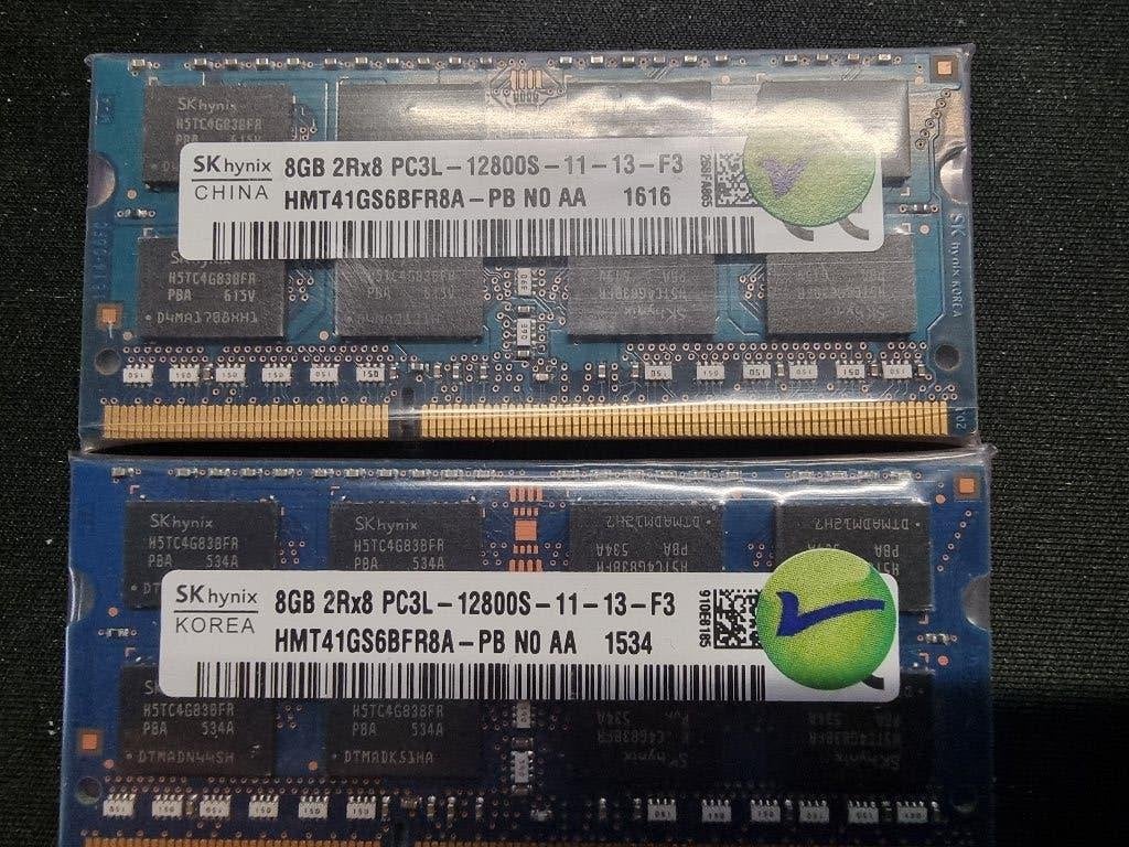 Foto 7 van 16GB (2x8GB) PC3L-12800 DDR3 1600Mhz 2RX8 Sk-Hynix