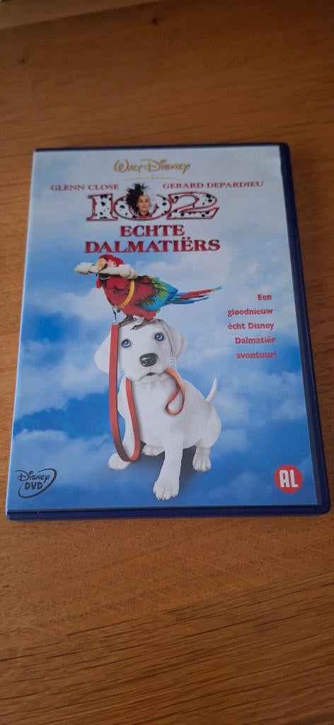 102 echte dalmatiërs dvd/film, Cd's en Dvd's, Dvd's | Kinderen en Jeugd, Gebruikt, Tv non-fictie, Dieren, Alle leeftijden, Ophalen of Verzenden