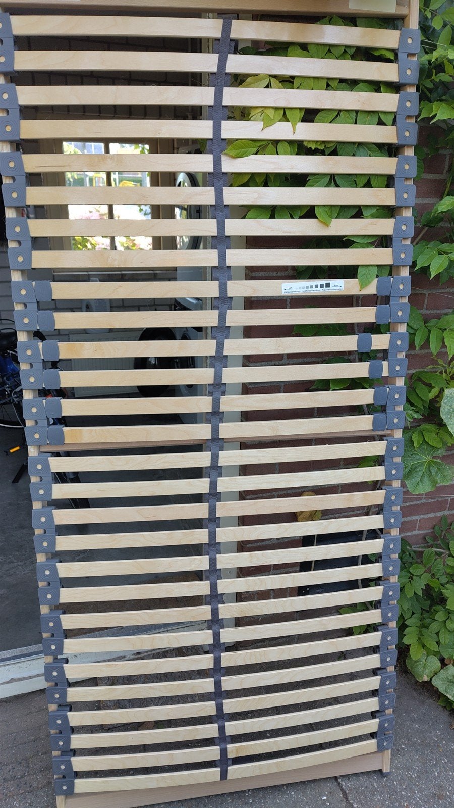 Lattenbodem Smaragd 90x200 cm - Zo goed als nieuw, Huis en Inrichting, Slaapkamer | Matrassen en Bedbodems, Ophalen, 90 cm, Eenpersoons