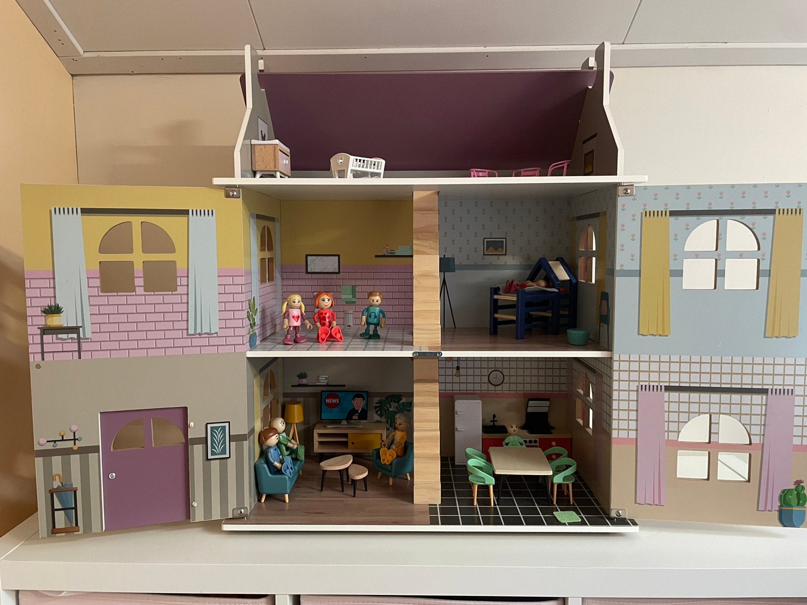 Playtive poppenhuis (lidl), Ophalen, Zo goed als nieuw, Poppenhuis