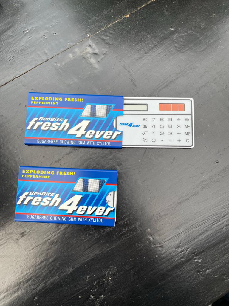 Vintage rekenmachine BenBits, Ophalen of Verzenden, Zo goed als nieuw