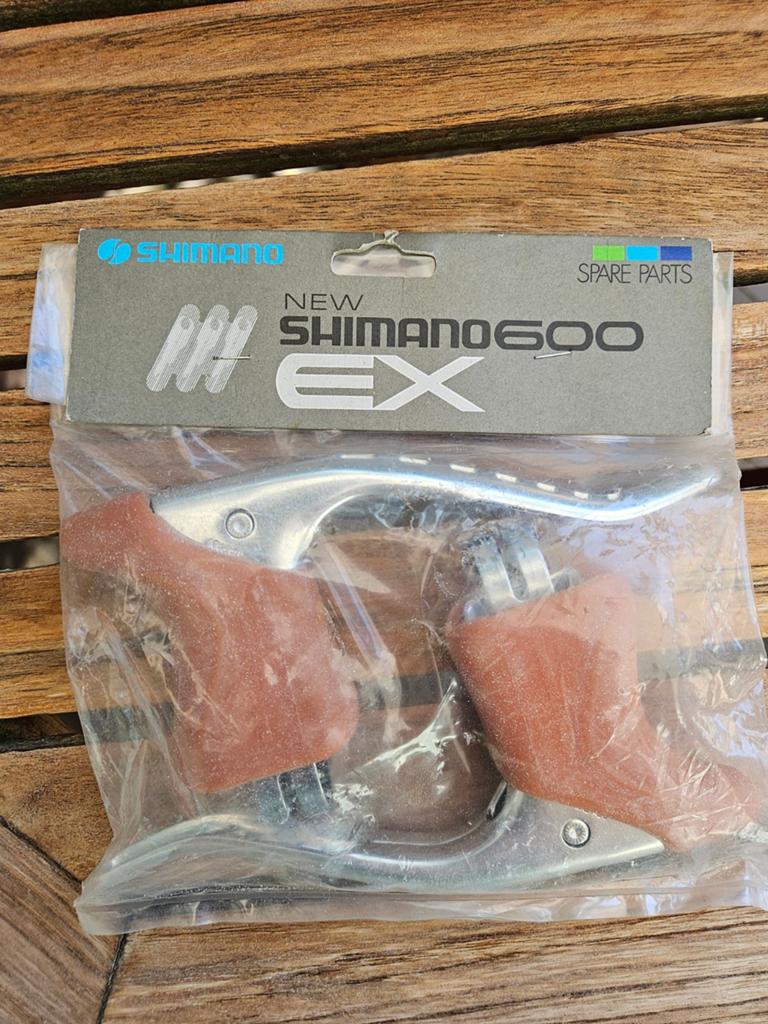 Shimano 600 ex hendel en rubber nieuw, Remmen, Nieuw, Ophalen of Verzenden, Shimano