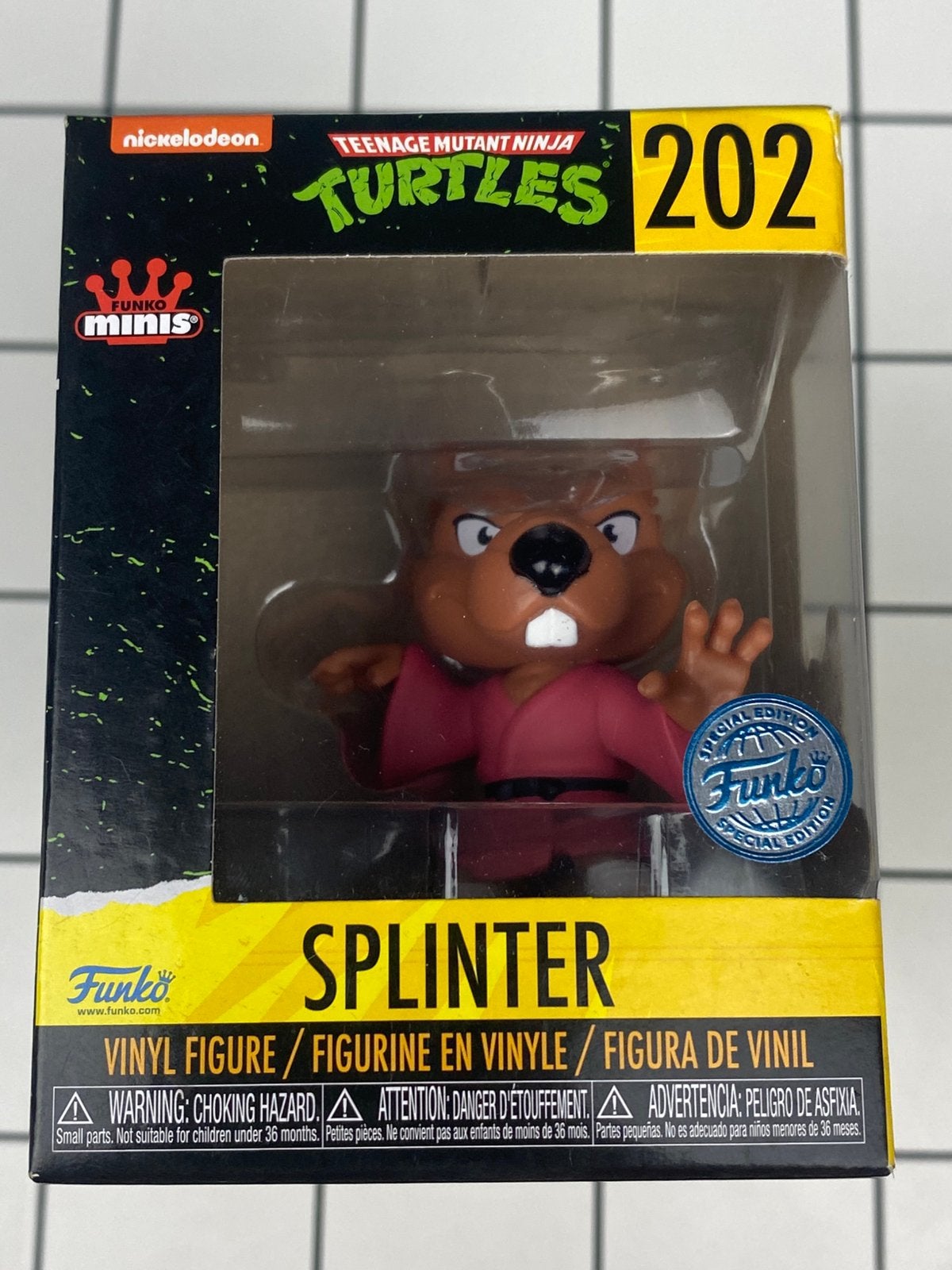 Nieuw Splinter Funko Minis Ninja Turtles Nickelodeon, Verzamelen, Nieuw, Ophalen of Verzenden, Info@hasbro.com, Hasbro